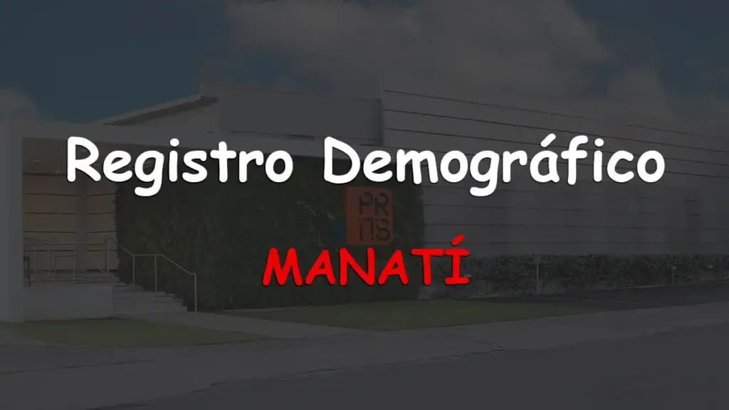 Registro Demografico Manati