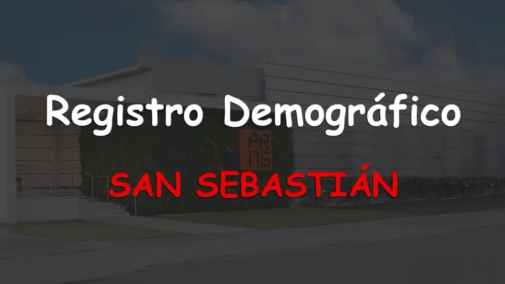 Registro Demografico San Sebastian