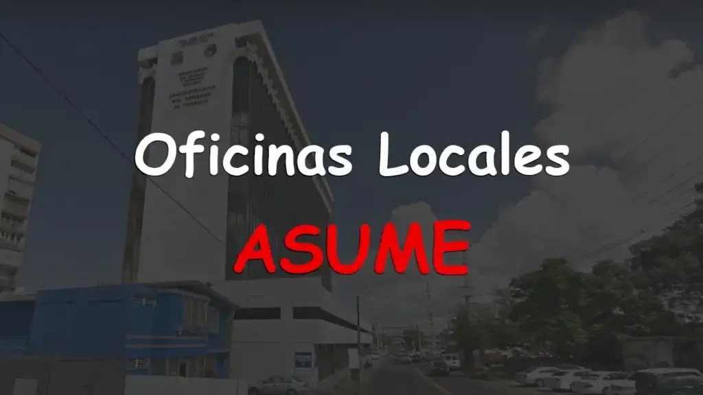 Solicitar presencialmente el certificado de Asume en oficinas locales